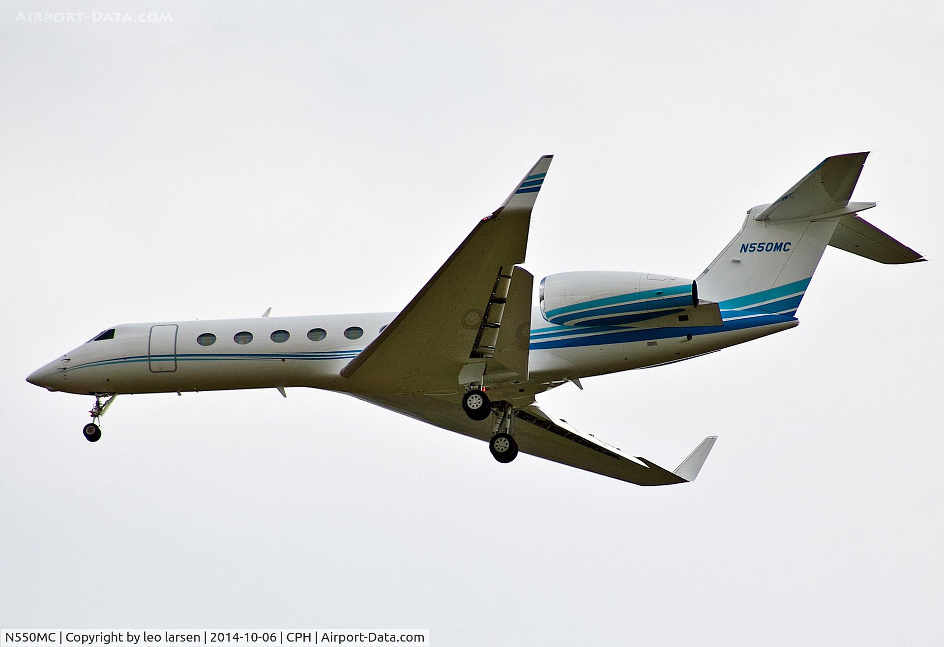 N550MC, 2013 Gulfstream aerospace G-V-SP G.550 C/N 5440, Copenhagen 6.10.2014