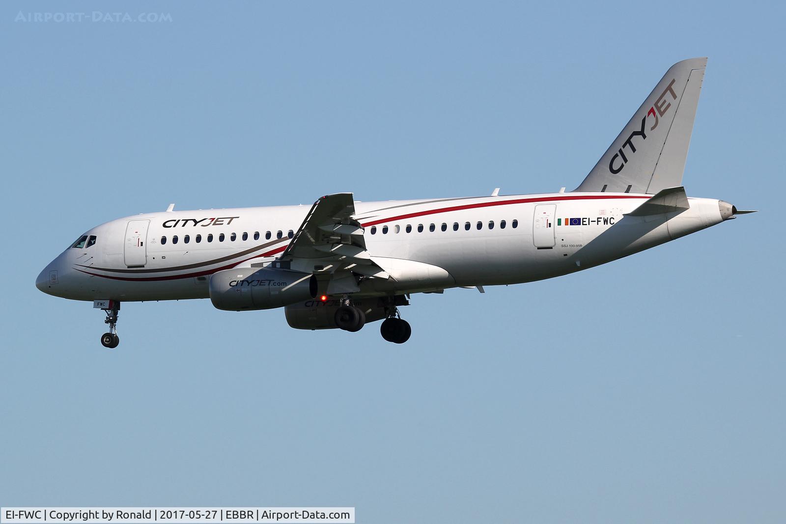 EI-FWC, 2016 Sukhoi SuperJet 100-95B C/N 95111, at bru