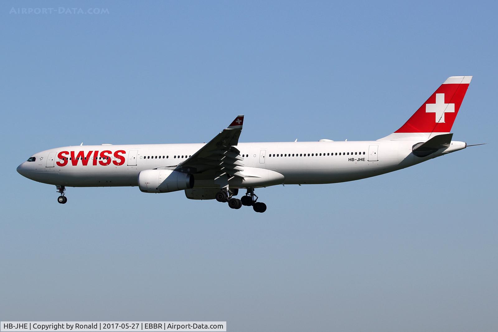 HB-JHE, 2009 Airbus A330-343 C/N 1084, at bru