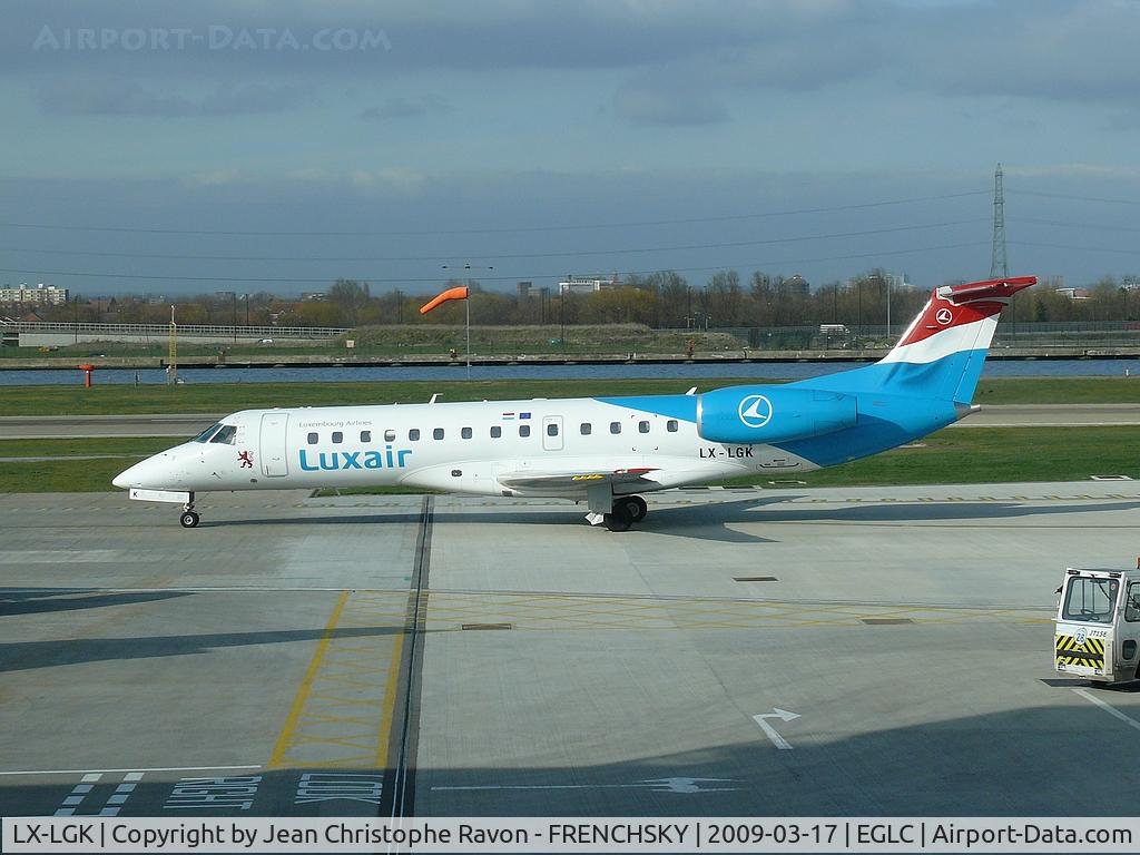 LX-LGK, 2005 Embraer ERJ-135LR (EMB-135LR) C/N 14500886, Luxair (Stored SBK 4/17/22-7/18/22, DNR 7/18/22-7/28/22, SBK 7/28/22)