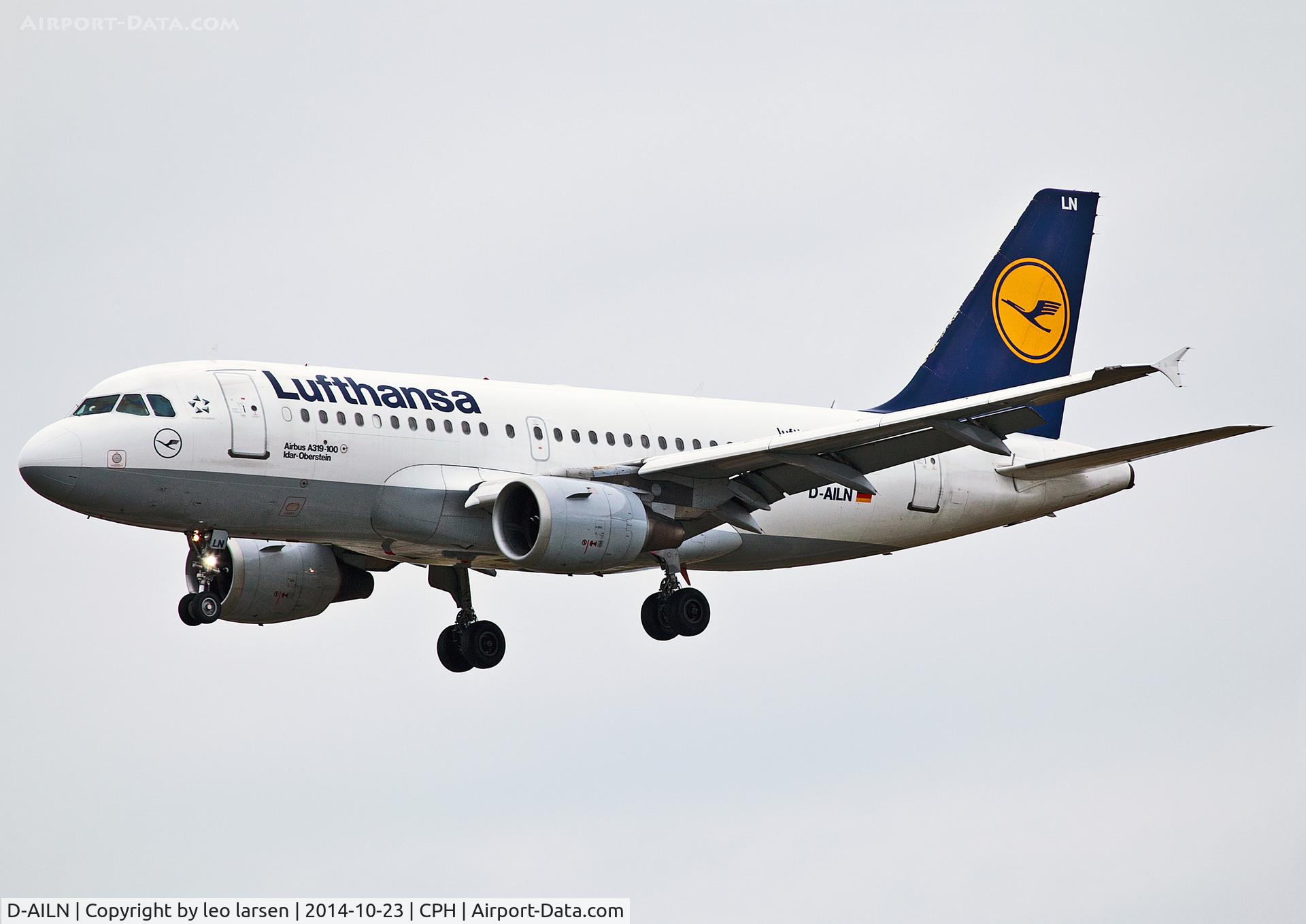 D-AILN, 1997 Airbus A319-114 C/N 700, Copenhagen 23.10.2014