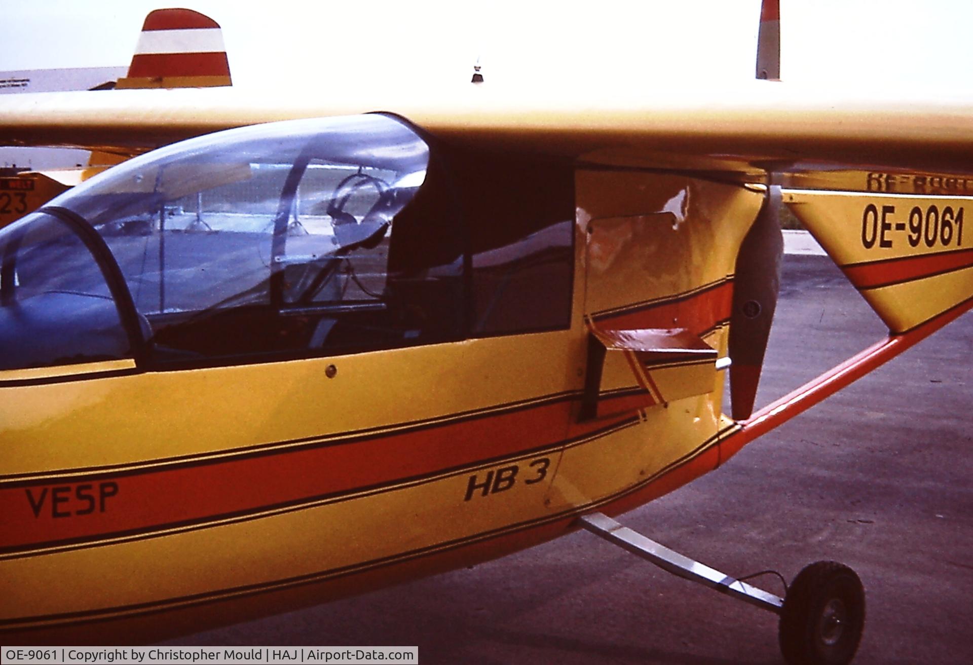 OE-9061, Brditschka HB-3 BR C/N 58, Taken at the Hannover Air Show, Germany, April 1974
