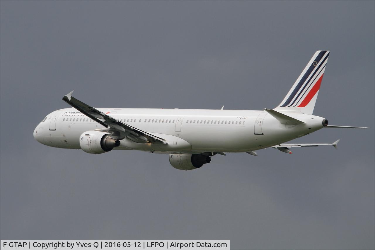 F-GTAP, 2008 Airbus A321-211 C/N 3372, Airbus A321-211, Climbing from rwy 24, Paris Orly airport (LFPO-ORY)