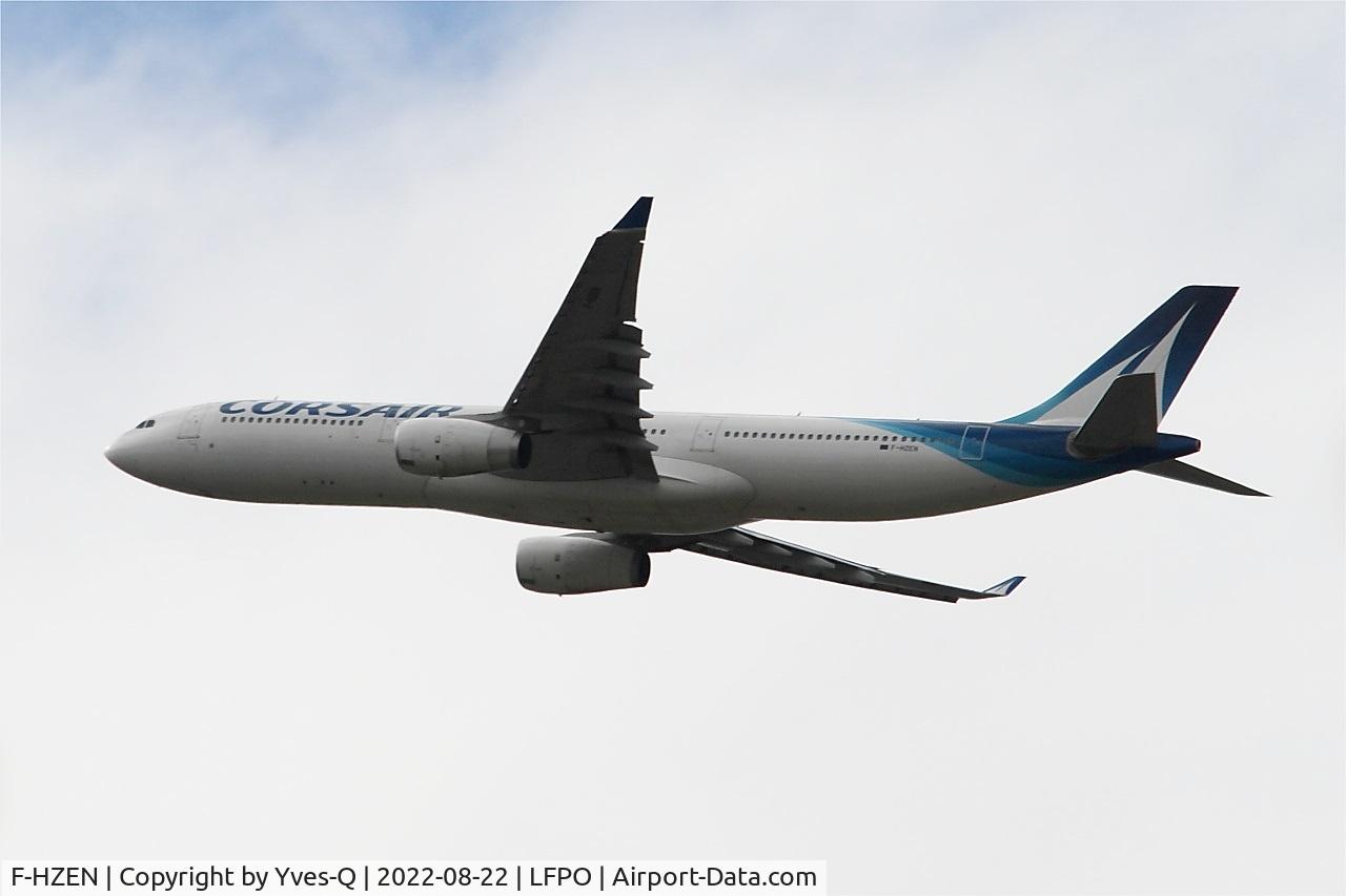 F-HZEN, 2012 Airbus A330-343X C/N 1376, Airbus A330-343X, Climbing from rwy 24, Paris Orly airport (LFPO-ORY)