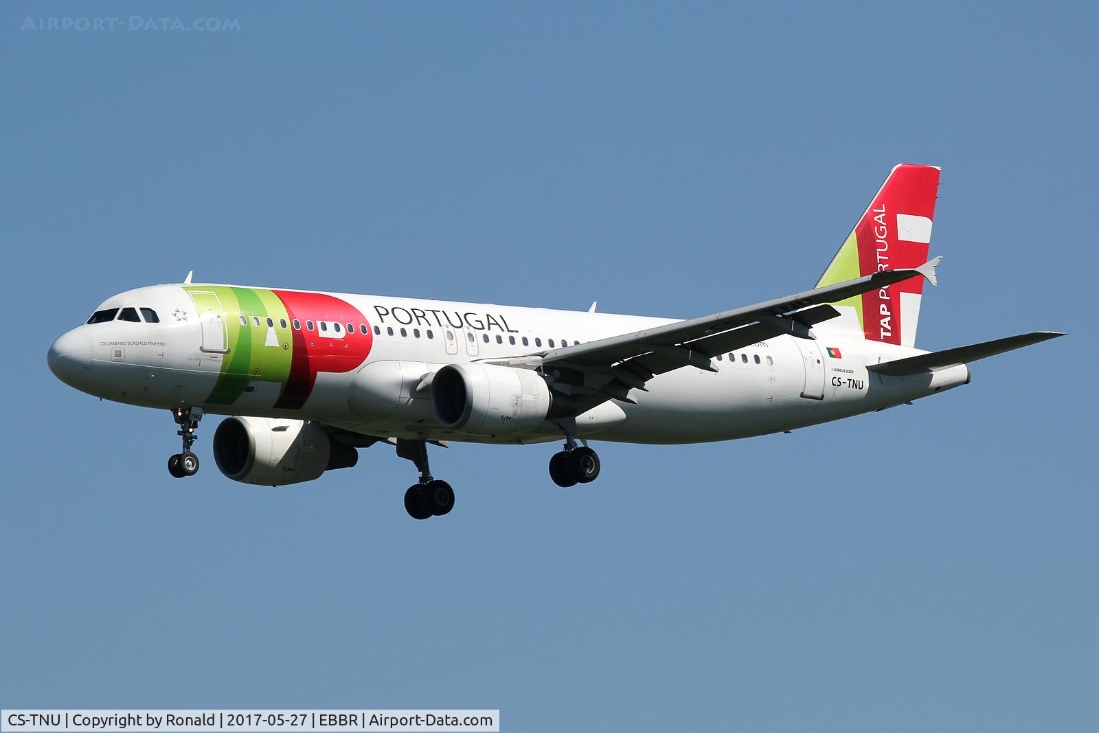 CS-TNU, 2009 Airbus A320-214 C/N 4106, at bru