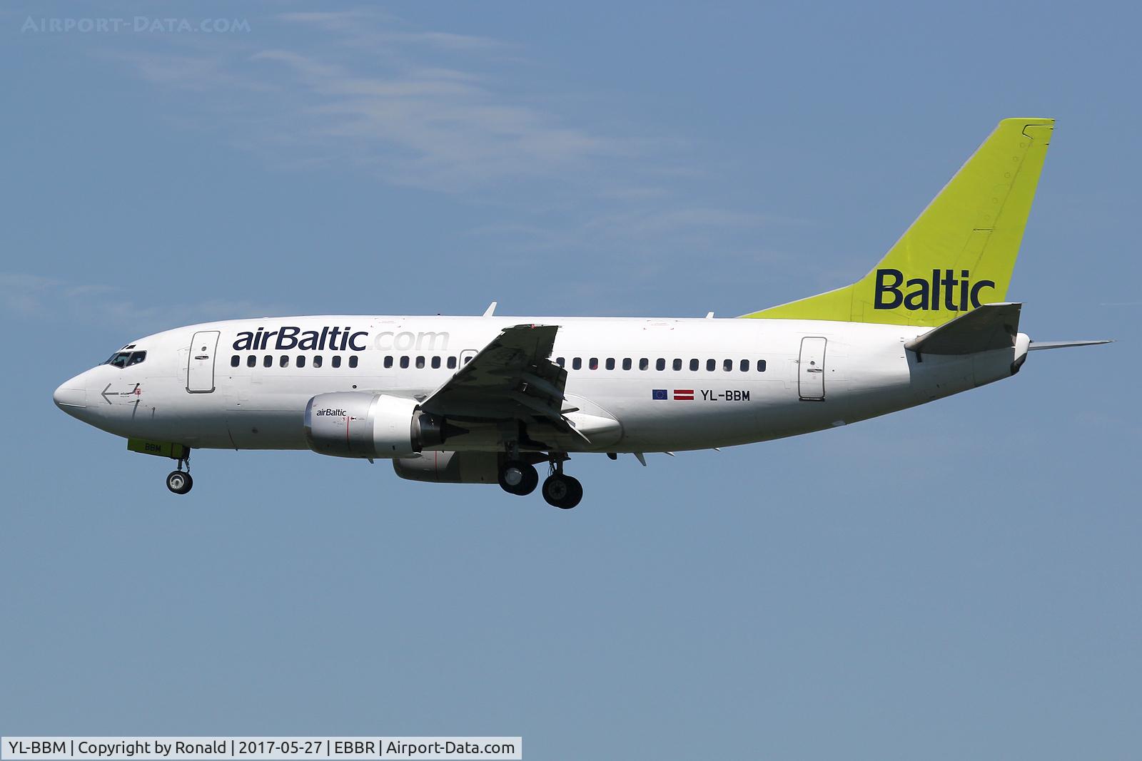 YL-BBM, 1992 Boeing 737-522 C/N 26680, at bru