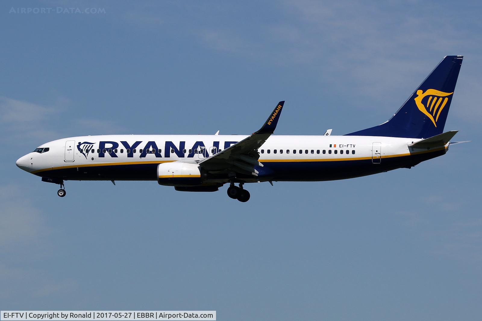 EI-FTV, 2017 Boeing 737-8AS C/N 44770, at bru