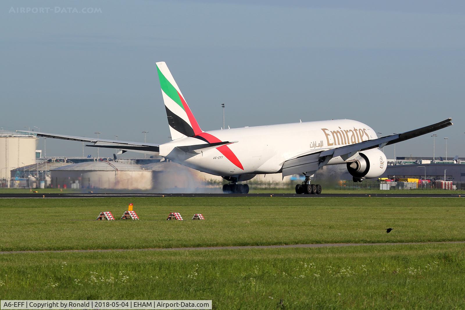 A6-EFF, 2011 Boeing 777-F1H C/N 35612, at spl