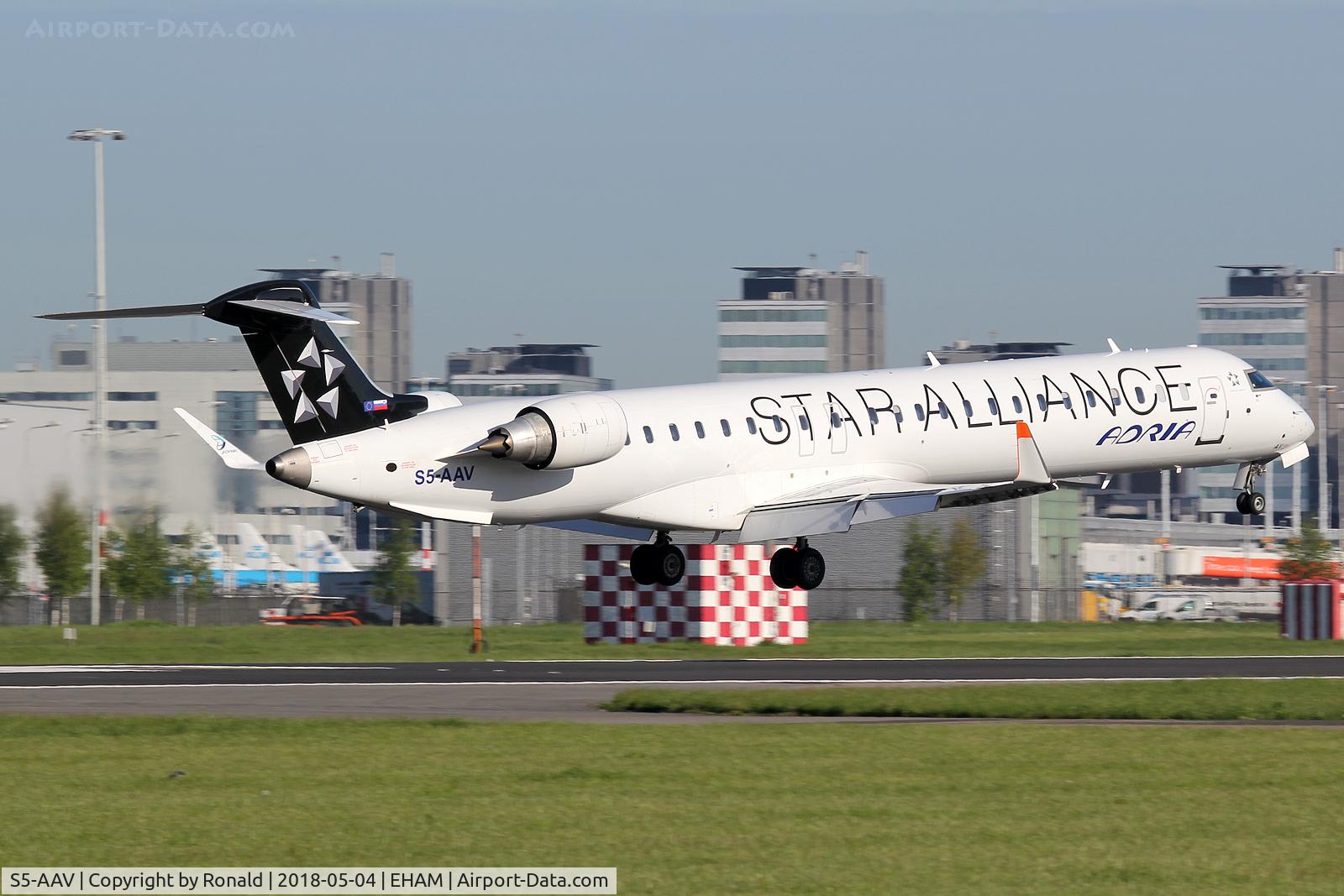 S5-AAV, 2012 Bombardier CRJ-900LR (CL-600-2D24) C/N 15284, at spl