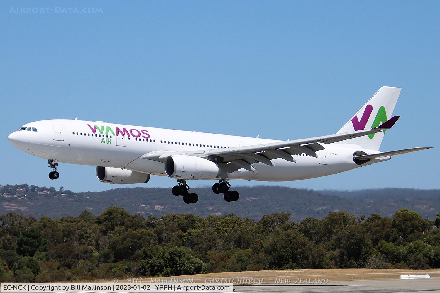 EC-NCK, 2007 Airbus A330-243 C/N 840, as NZ173 from AKL