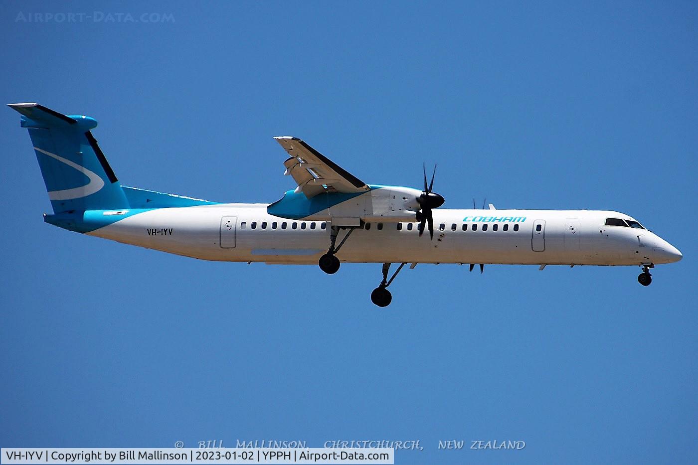 VH-IYV, 2008 De Havilland Canada DHC-8-402Q Dash 8 C/N 4231, JTE723D from YKAR
