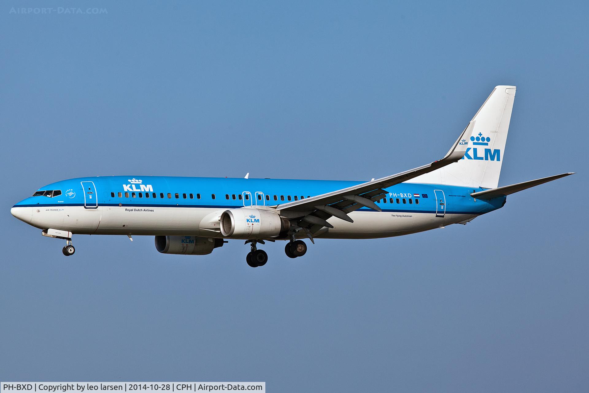 PH-BXD, 1999 Boeing 737-8K2 C/N 29134, Copenhagen 28.10.2014