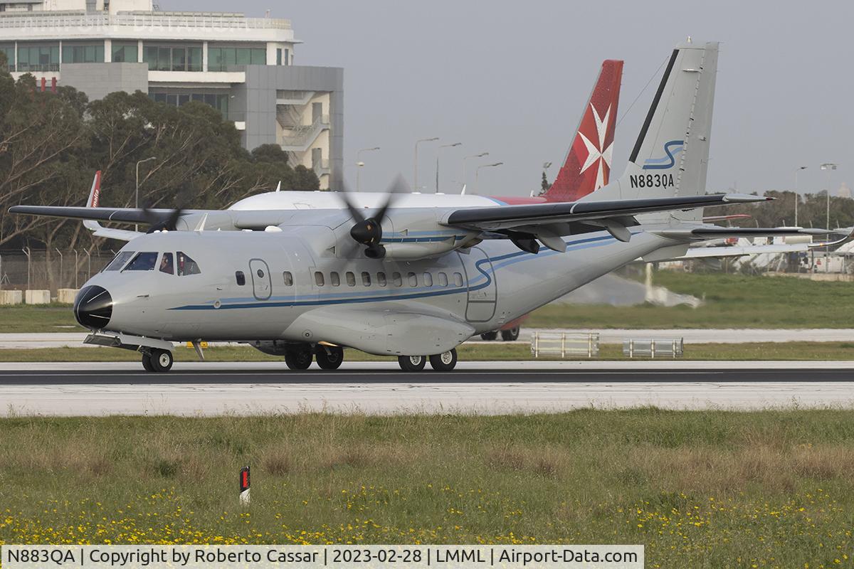 N883QA, 2002 CASA CN-235-300 C/N C135, Runway 13 Backtrack
