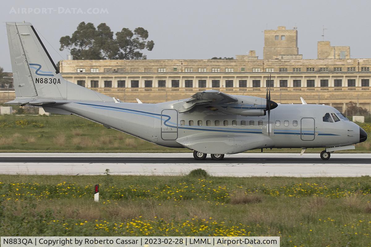 N883QA, 2002 CASA CN-235-300 C/N C135, Runway 13