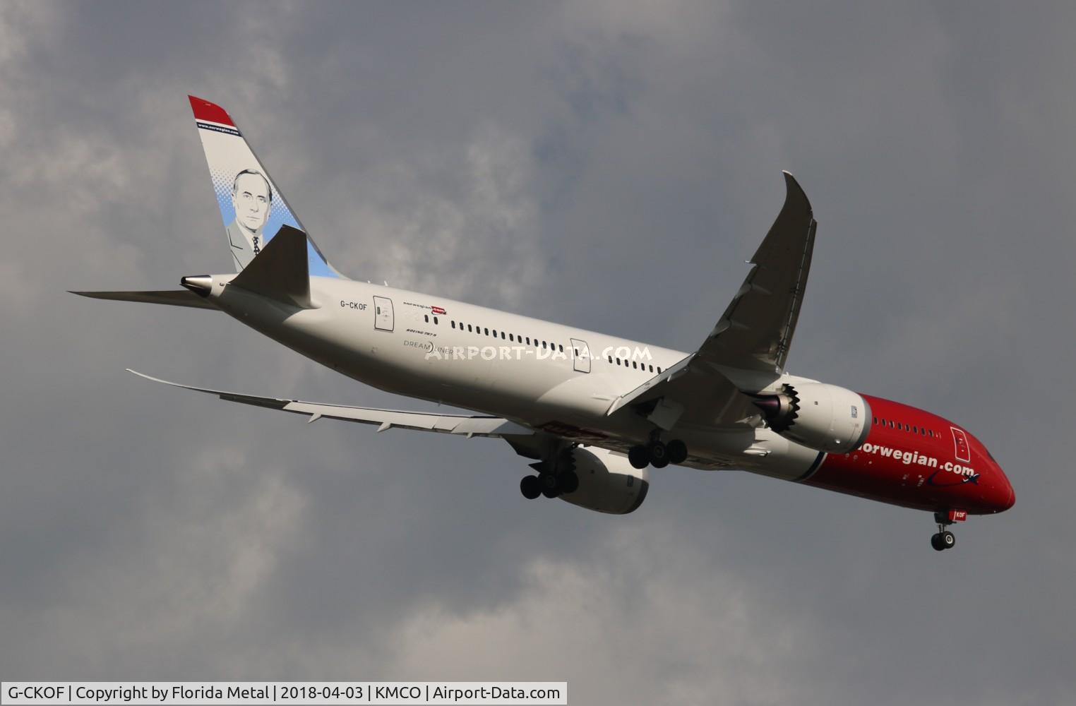 G-CKOF, 2018 Boeing 787-9JP Dreamliner C/N 38786, Norwegian 789 zx