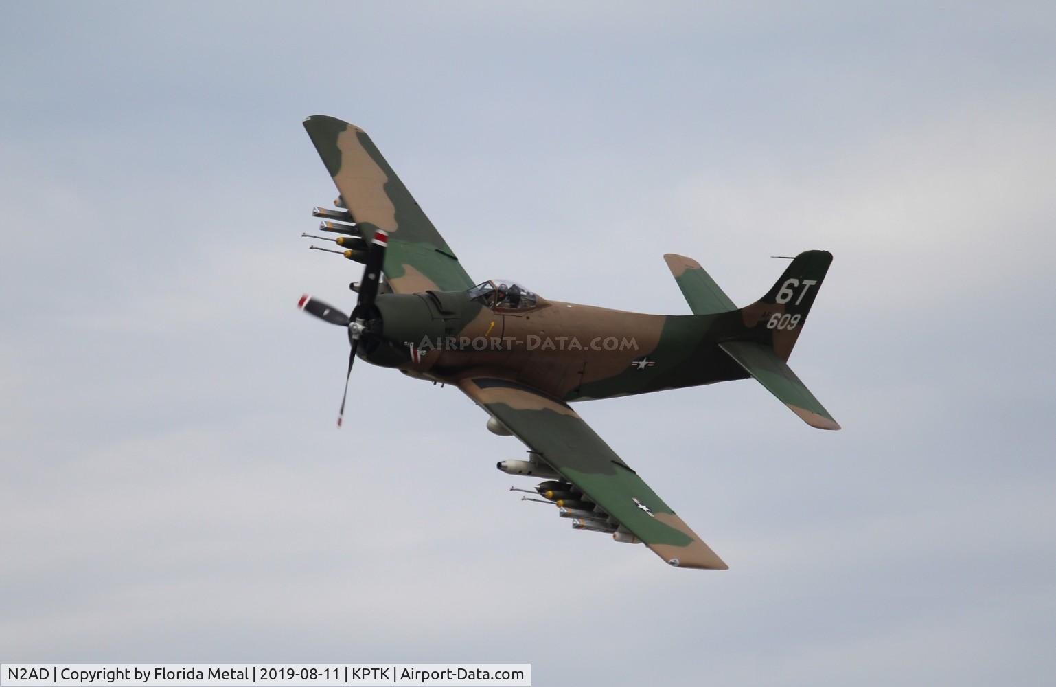 N2AD, 1947 Douglas AD-1 Skyraider C/N 09257/2085, Skyraider zx