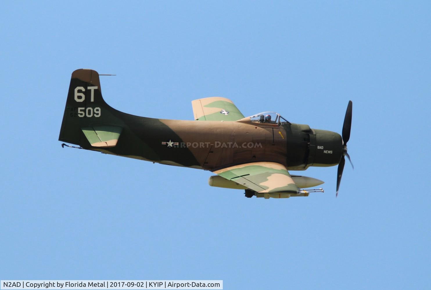 N2AD, 1947 Douglas AD-1 Skyraider C/N 09257/2085, Skyraider zx