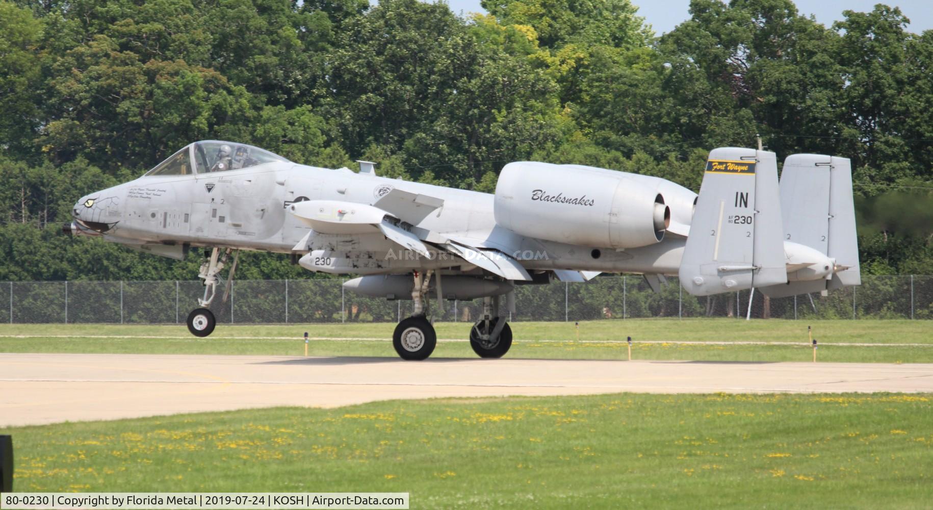 80-0230, 1980 Fairchild Republic A-10C Thunderbolt II C/N A10-0580, USAF A-10 zx