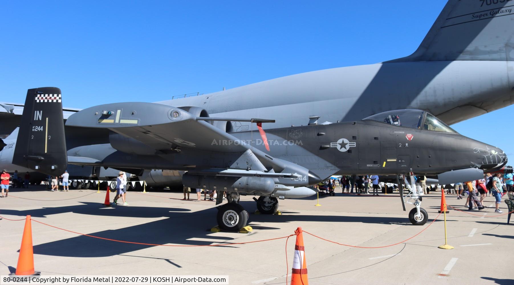 80-0244, 1980 Fairchild Republic A-10C Thunderbolt II C/N A10-0594, USAF A-10 zx