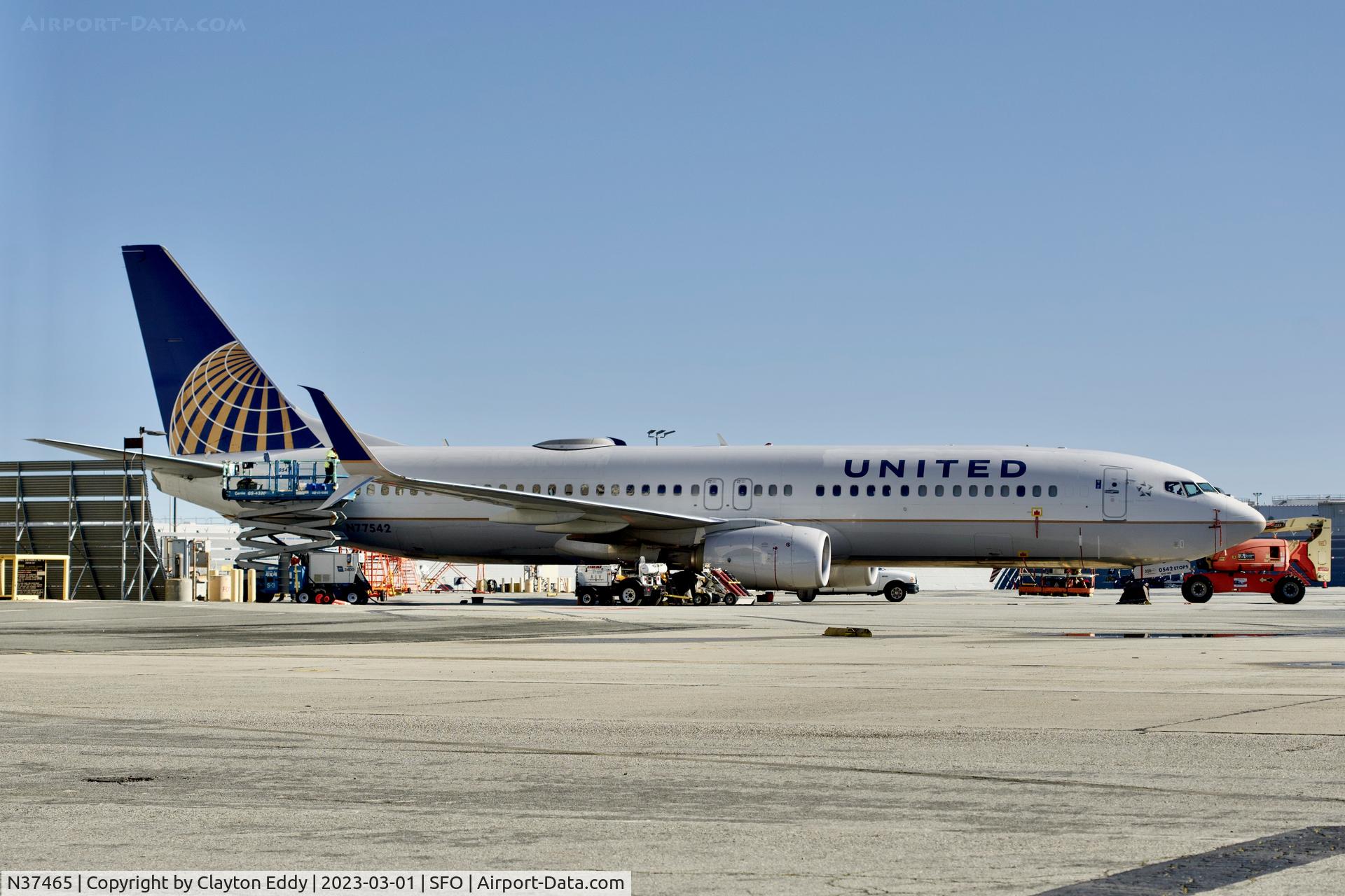 N37465, 2012 Boeing 737-924/ER C/N 36599, SFO 2023.