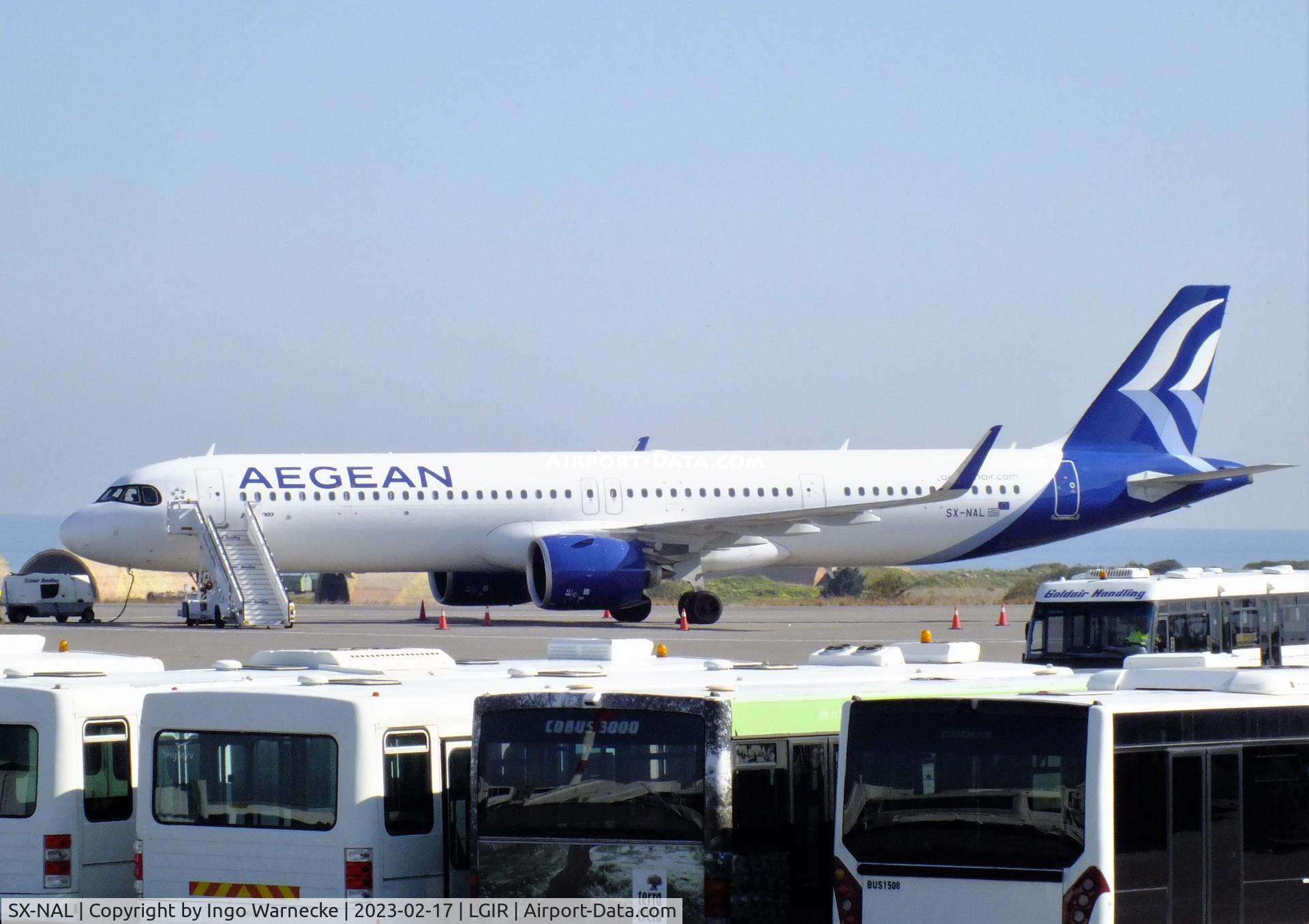 SX-NAL, 2022 Airbus A321-271NX C/N 10967, Airbus A321-271NX NEO of Aegean Airlines at Iraklio/Heraklion International Airport