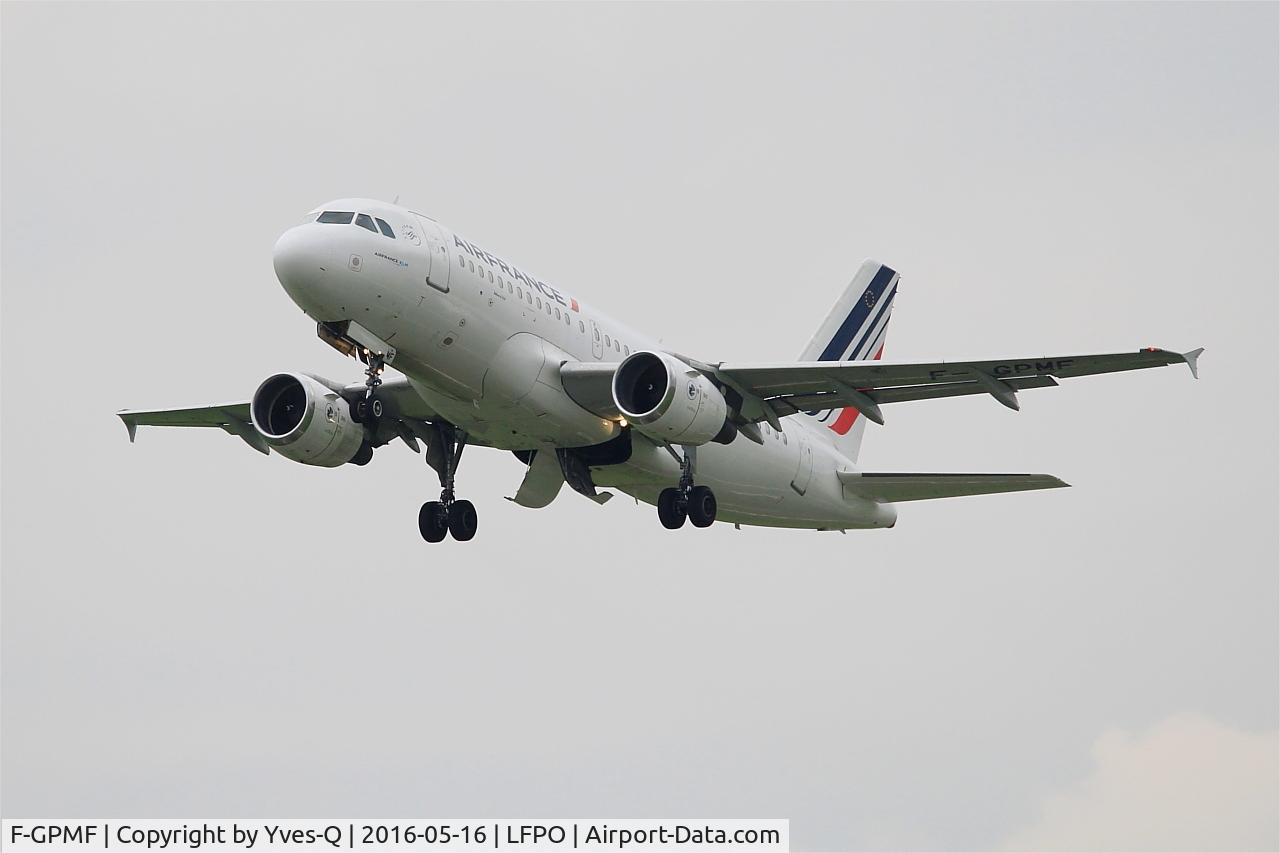 F-GPMF, 1996 Airbus A319-113 C/N 637, Airbus A319-113, Take off rwy 24, Paris-Orly Airport (LFPO-ORY)