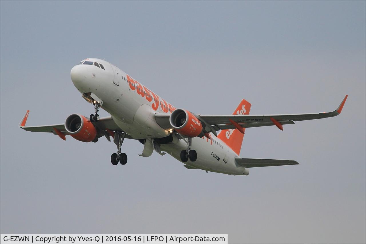 G-EZWN, 2013 Airbus A320-214 C/N 5757, Airbus A320-214, Take off rwy 24, Paris-Orly Airport (LFPO-ORY)