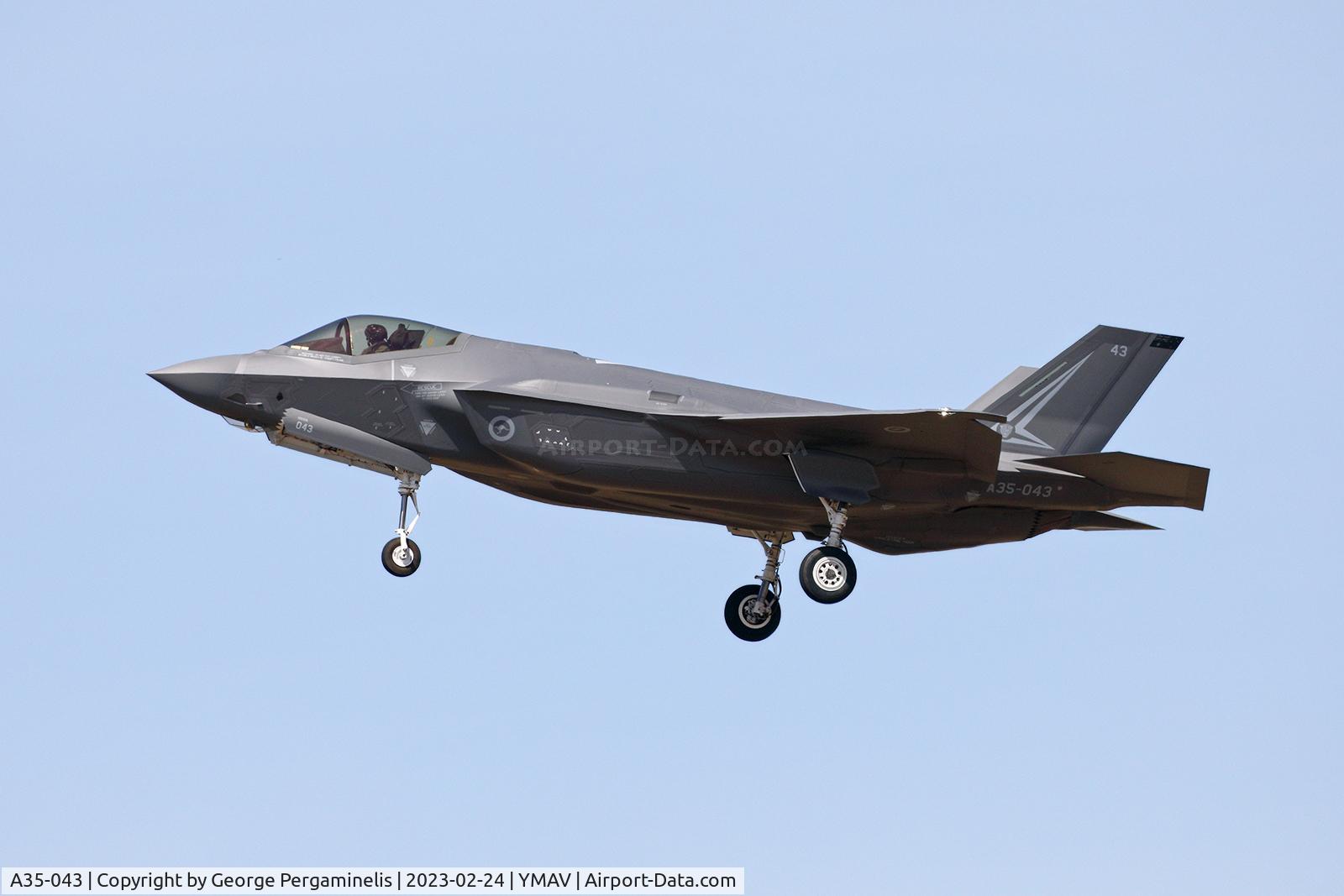A35-043, , Arriving for the Australian International Airshow 2023.