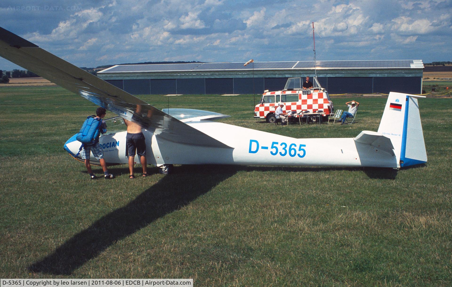 D-5365, 1970 SZD 9bis Bocian 1E C/N P-521, Ballenstedt 6.8.2011