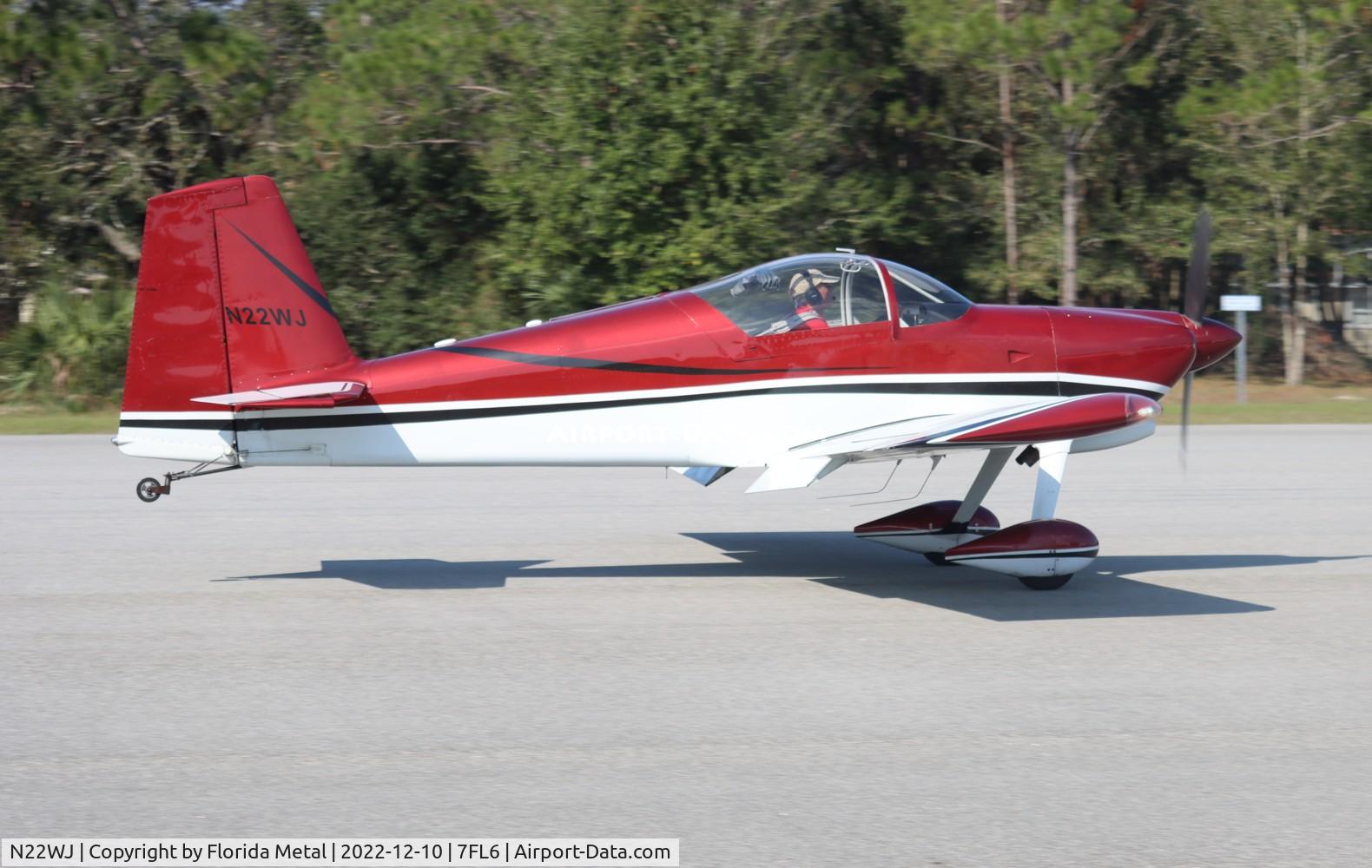 N22WJ, 2011 Vans RV-7 C/N 73604, Spruce Creek 2022