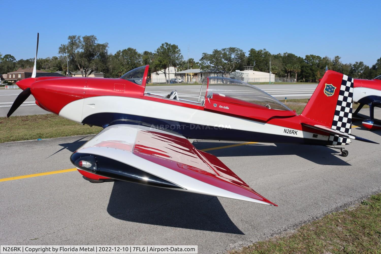 N26RK, 2007 Vans RV-8 C/N 82401, Spruce Creek 2022