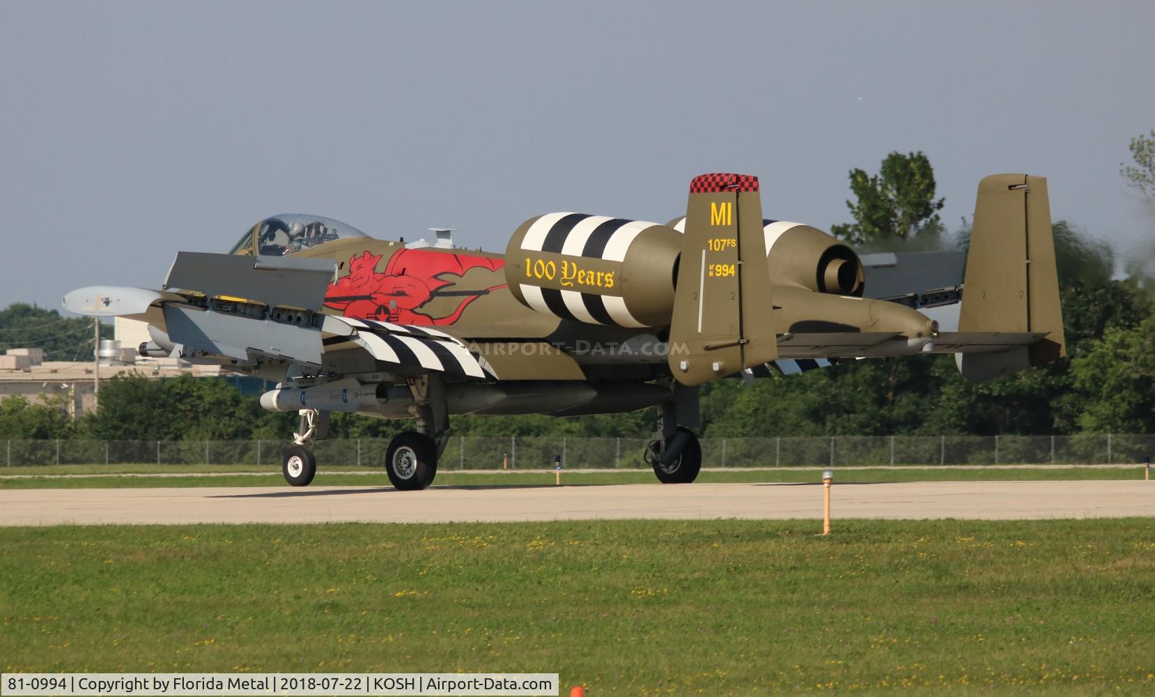 81-0994, 1981 Fairchild Republic A-10C Thunderbolt II C/N A10-0689, USAF A-10 zx