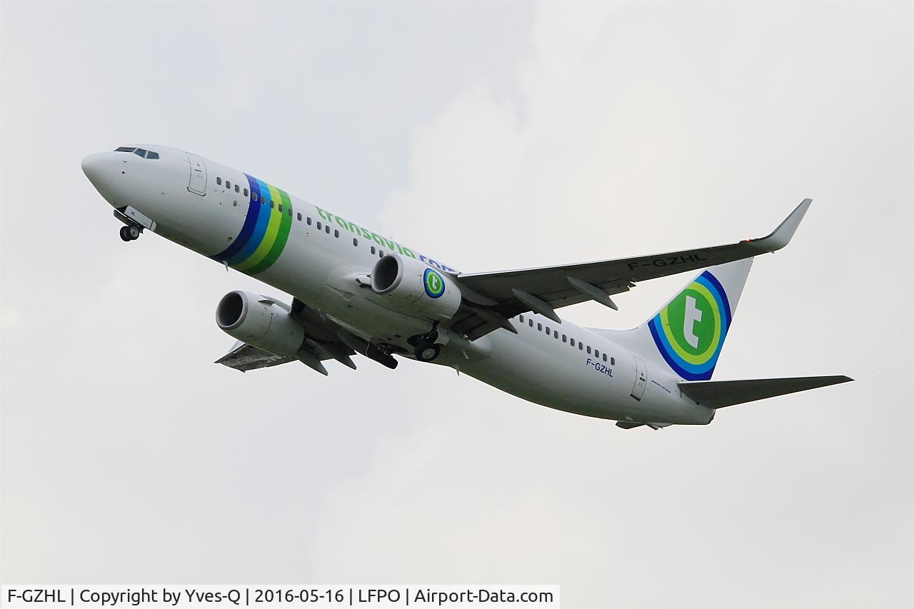 F-GZHL, 2014 Boeing 737-8K2 C/N 37791, Boeing 737-8K2, Take off rwy 24, Paris Orly airport (LFPO-ORY)
