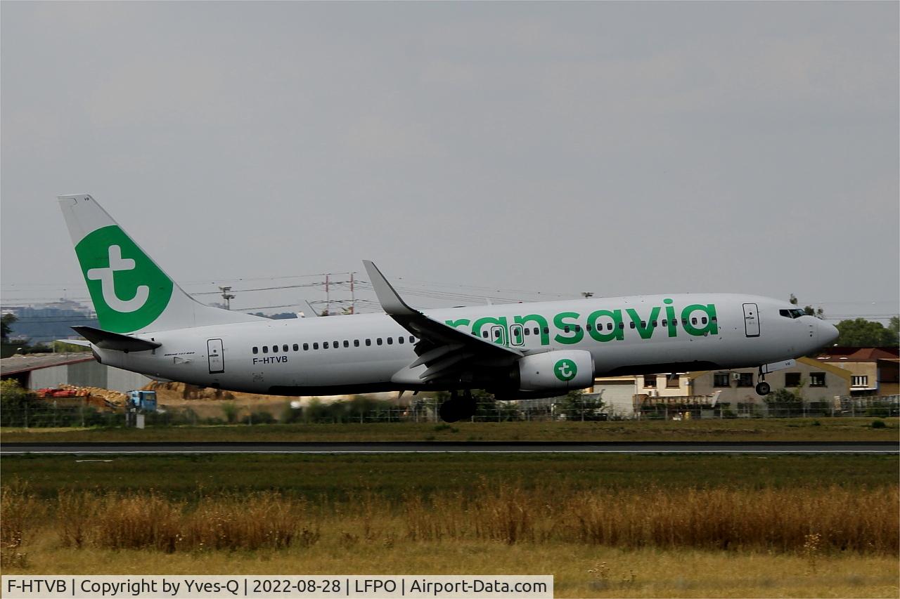 F-HTVB, 2016 Boeing 737-8K2 C/N 62161, Boeing 737-8K2, Landing rwy 06, Paris Orly airport (LFPO-ORY)