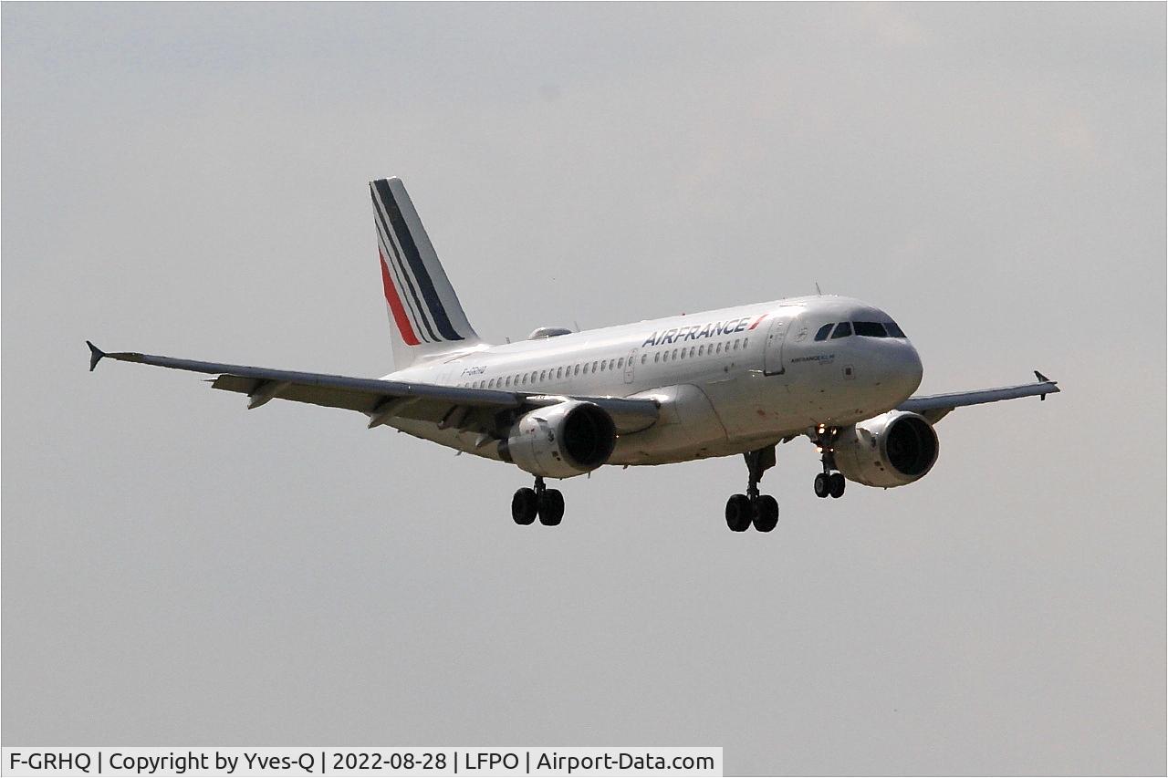 F-GRHQ, 2000 Airbus A319-111 C/N 1404, Airbus A319-111, On final rwy 06, Paris Orly airport (LFPO - ORY)