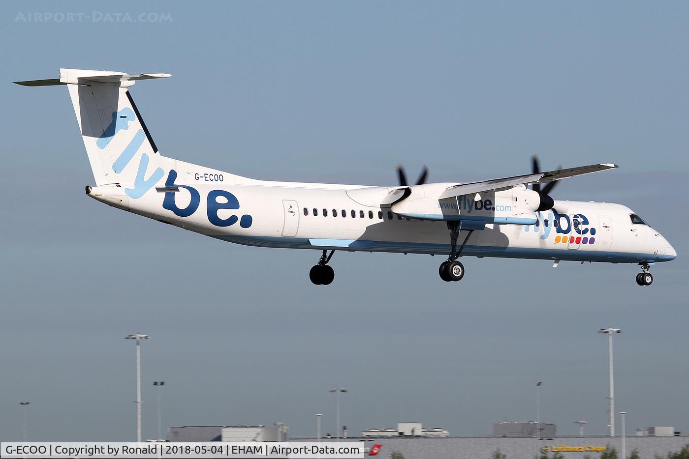 G-ECOO, 2009 De Havilland Canada DHC-8-402Q Dash 8 C/N 4237, at spl