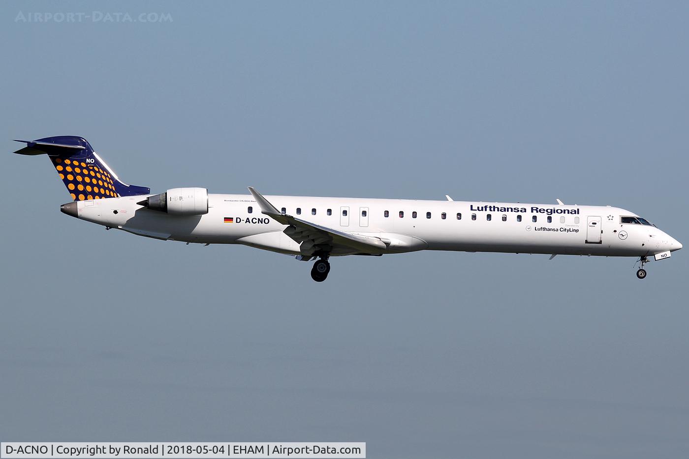 D-ACNO, 2010 Bombardier CRJ-900 NG (CL-600-2D24) C/N 15255, at spl