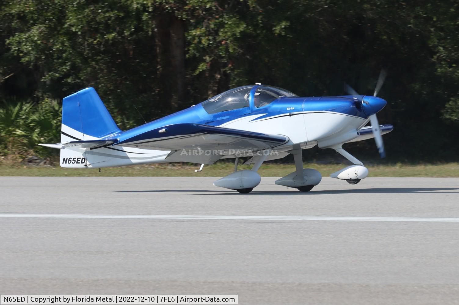 N65ED, Vans RV-6A C/N 22397, Spruce Creek 2022