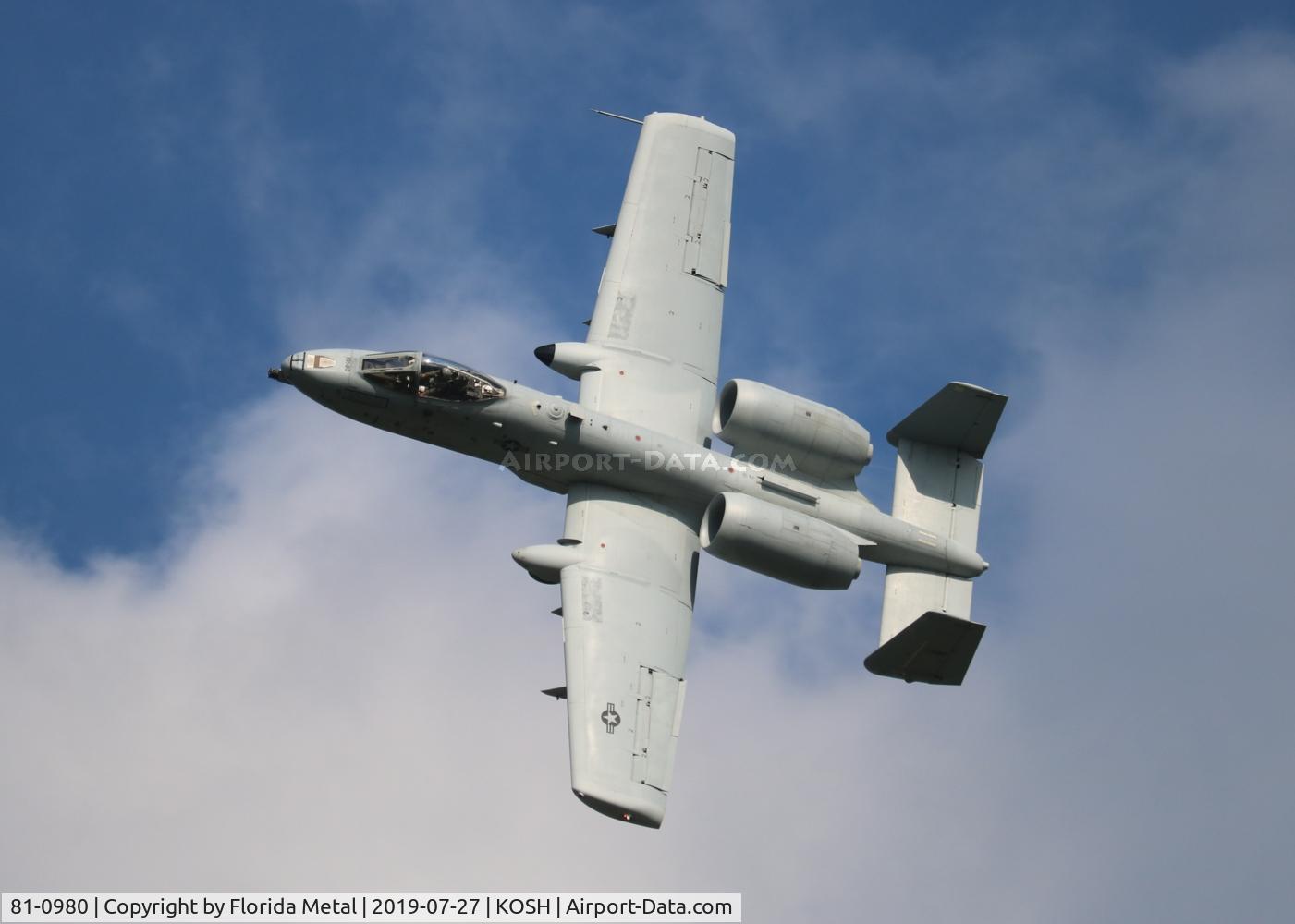 81-0980, 1980 Fairchild Republic A-10A Thunderbolt II C/N A10-0675, USAF A-10 zx