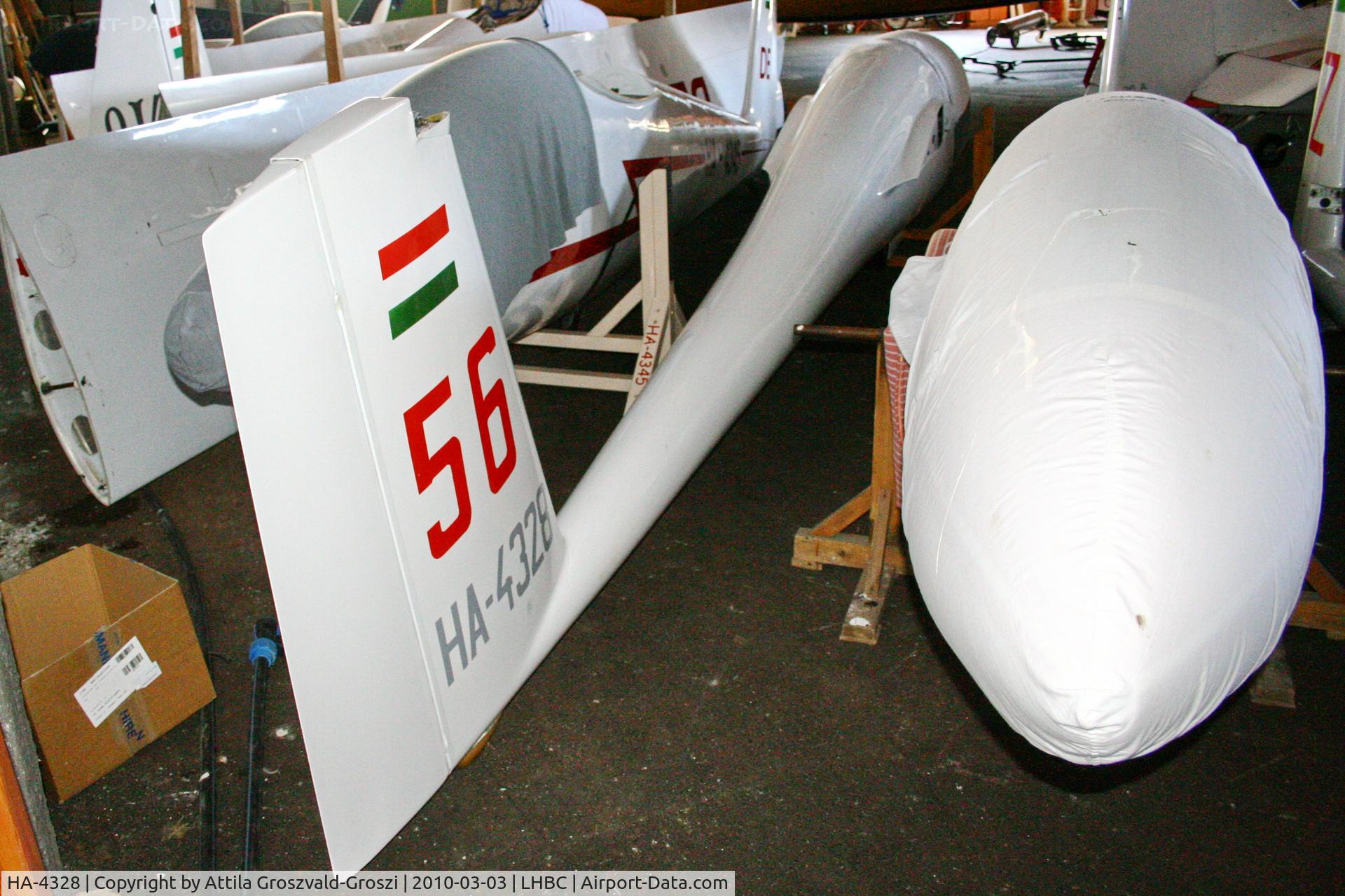 HA-4328, 1976 Schempp-Hirth Standard Cirrus 75 C/N 615, LHBC - Békéscsaba Airport, Hungary