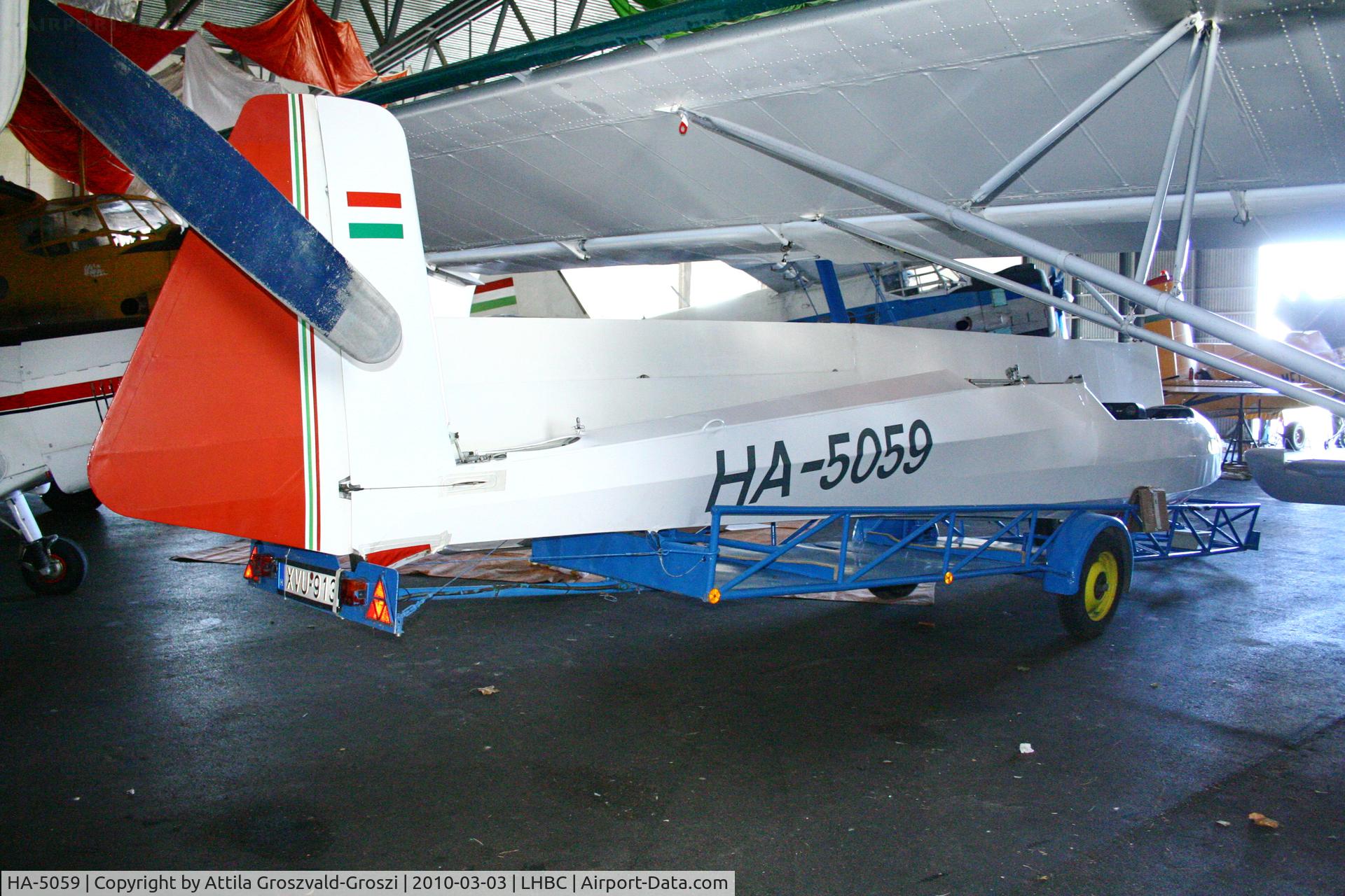 HA-5059, 1964 Schleicher Ka-7 Rhonadler C/N 7170, LHBC - Békéscsaba Airport, Hungary