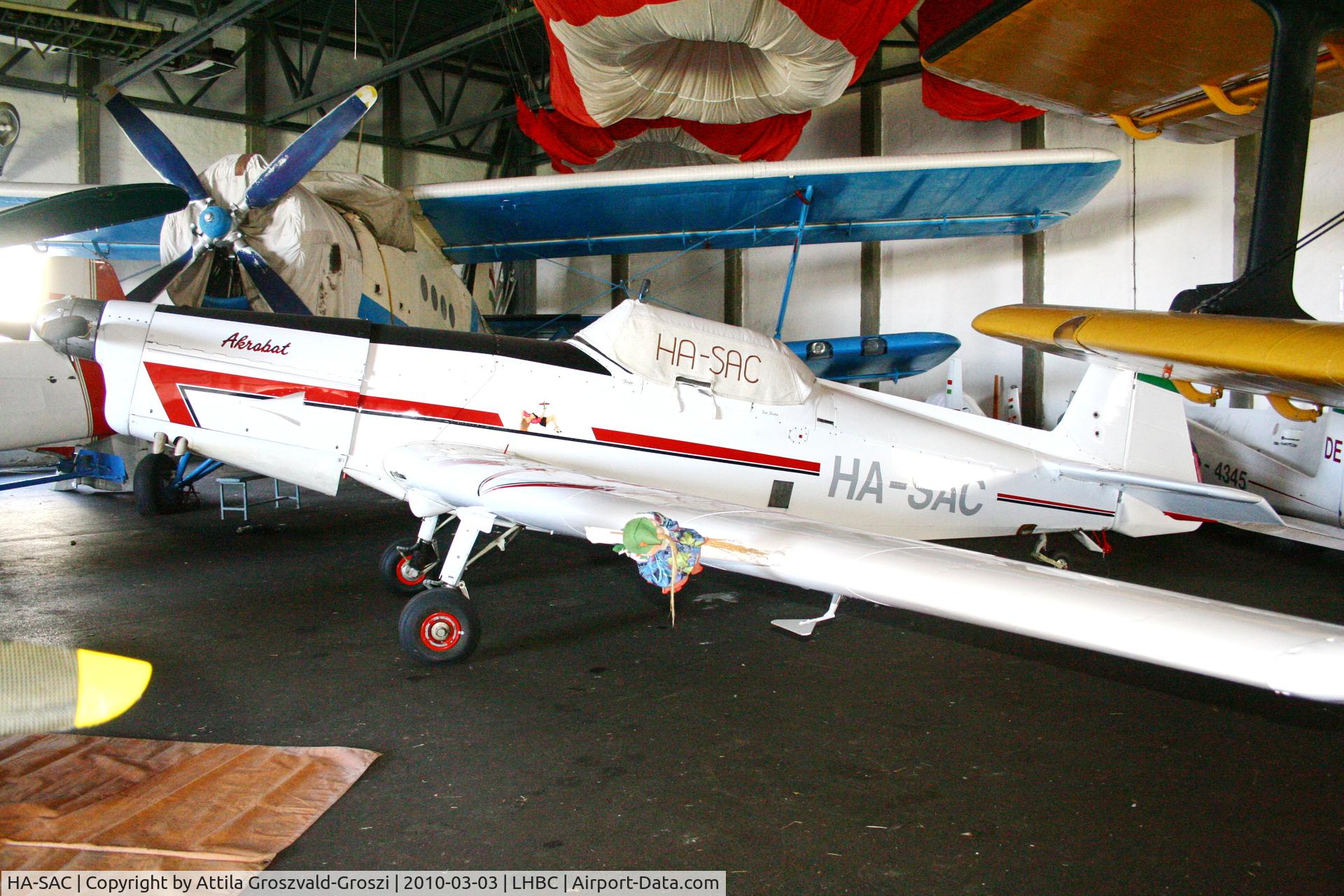 HA-SAC, 1967 Zlin Z-526A / AM Akrobat C/N 1019, LHBC - Békéscsaba Airport, Hungary