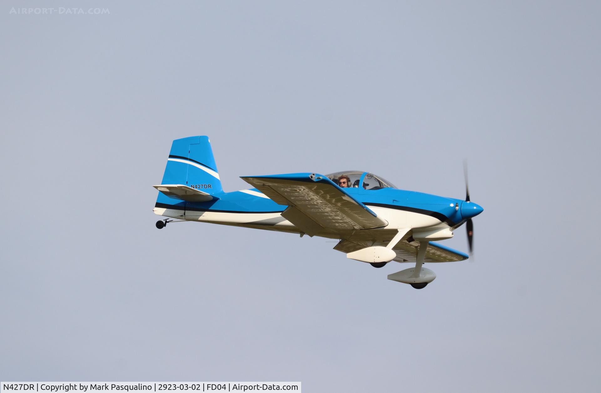 N427DR, 2020 Van's RV-7 C/N 73310, Vans RV-7