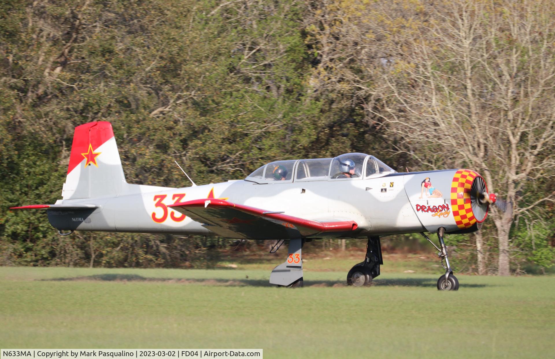 N633MA, 1985 Nanchang CJ-6A C/N 4332005, Nanchang CJ-6A