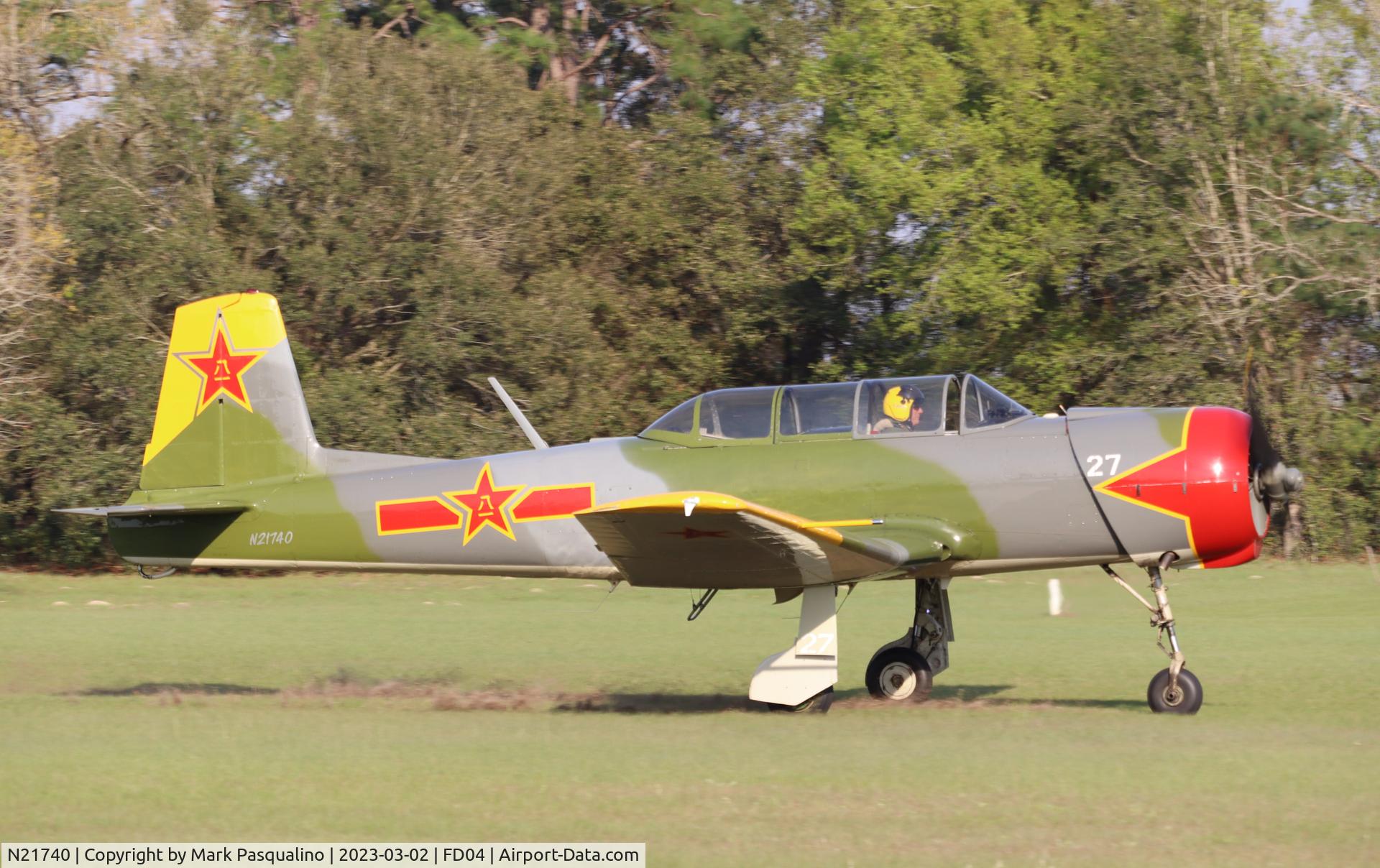 N21740, 1991 Nanchang CJ-6 C/N 3932005, Nanchang CJ-6