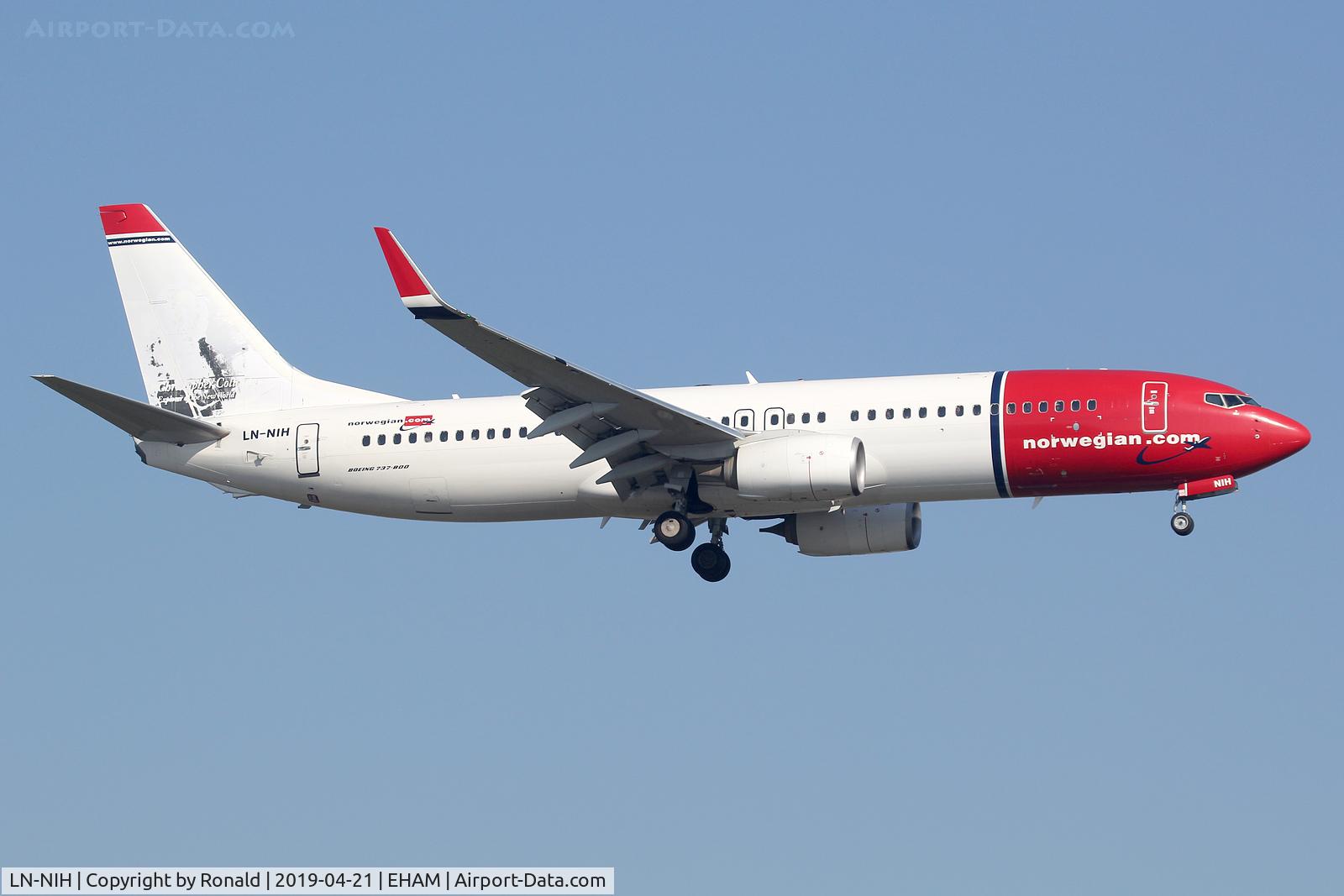 LN-NIH, 2014 Boeing 737-8JP C/N 43879, at spl