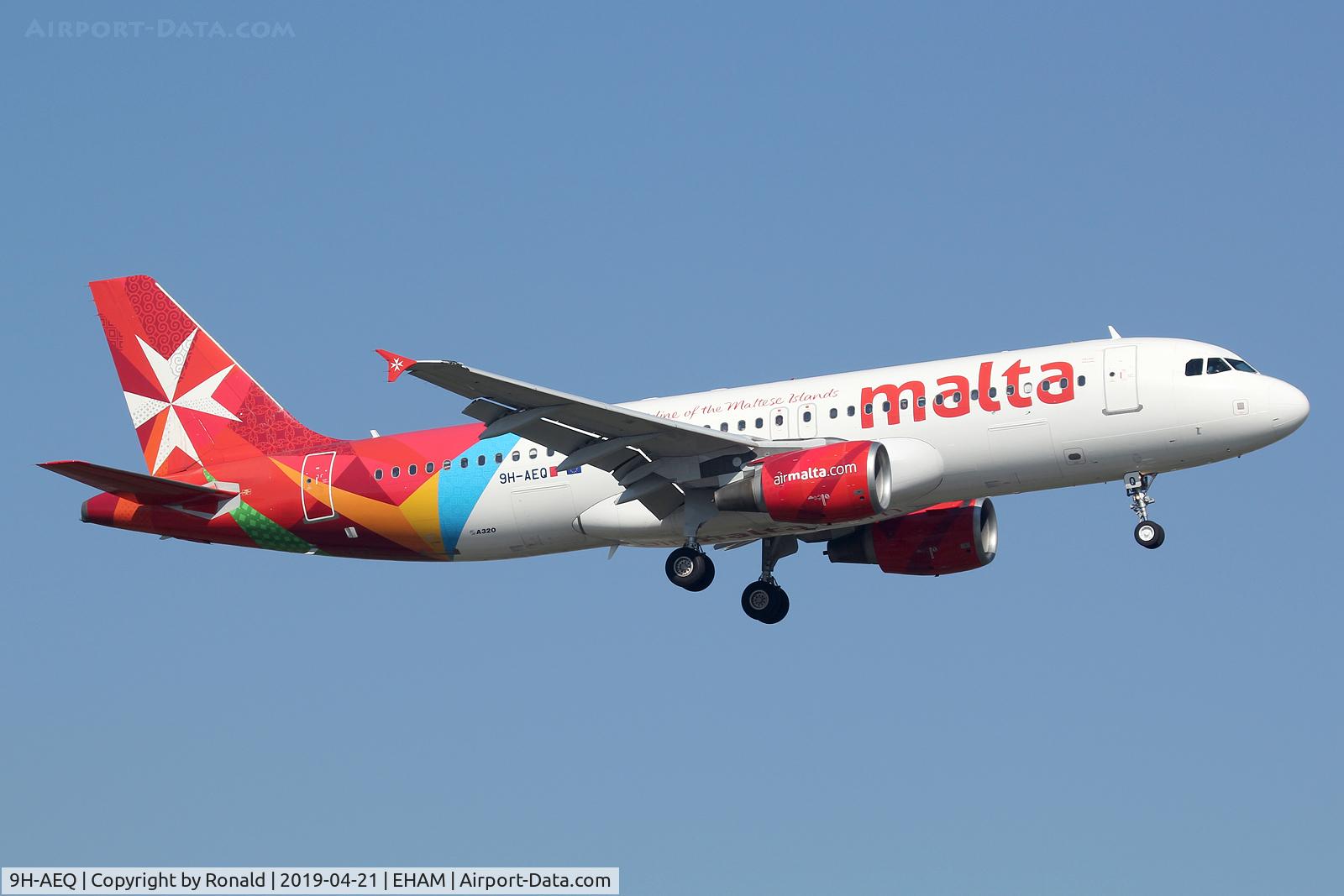 9H-AEQ, 2007 Airbus A320-214 C/N 3068, at spl