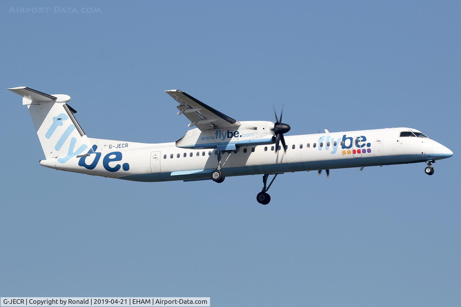 G-JECR, 2006 De Havilland Canada DHC-8-402Q Dash 8 C/N 4139, at spl