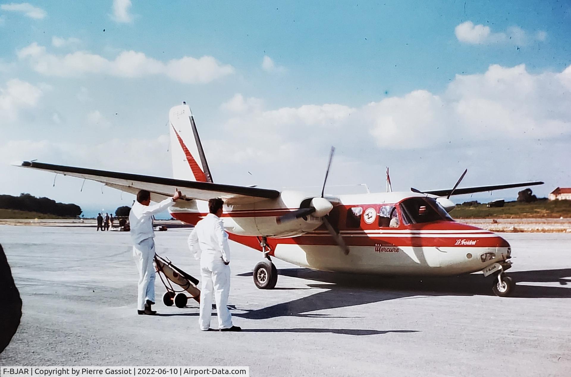 F-BJAR, Aero Commander 680E Commander C/N 687-16, Pic taken in Algeria in the sixties