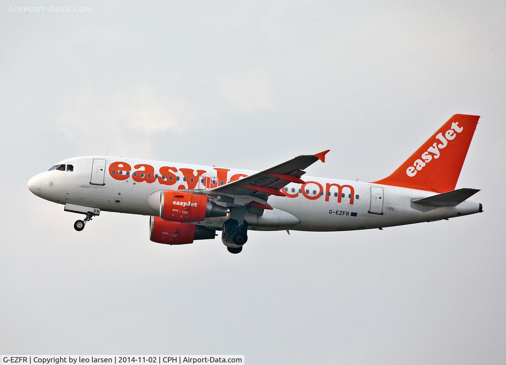 G-EZFR, 2009 Airbus A319-111 C/N 4125, Copenhagen 2.11.2014